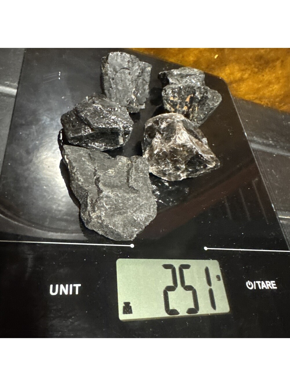 Raw Galena Specimen, Natural Galena from Morocco Wholesale 6 Piece Lot 251g